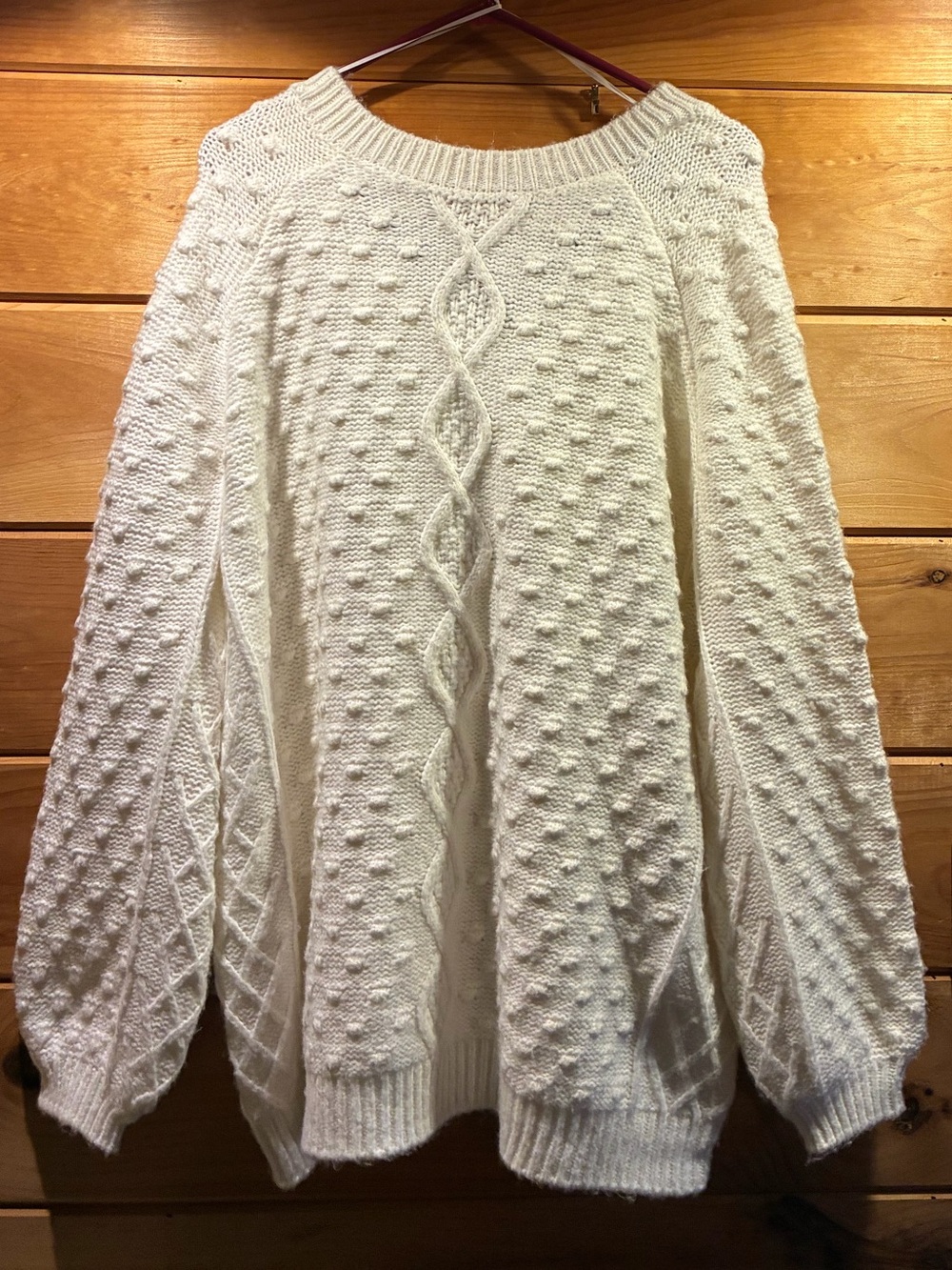 NWT Altar'd State Lorena Velvet Bow Back Sweater